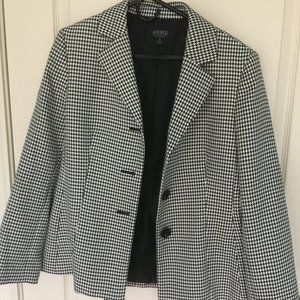 Houndstooth blazer size 12